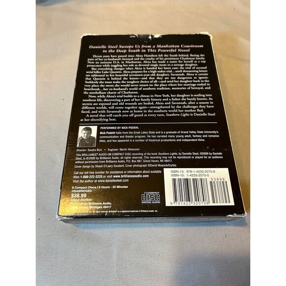 Danielle Steel Southern Lights Audiobook on CD - Picture 2 of 2